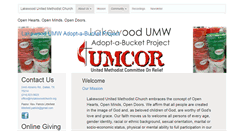 Desktop Screenshot of mylakewoodchurch.org