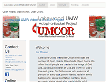 Tablet Screenshot of mylakewoodchurch.org
